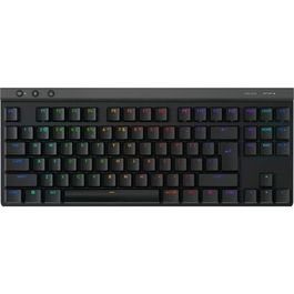 Tastatura Mecanica Gaming Logitech G515 TKL, Ultraslin, Lightspeed, Wireless&Bluetooth, Negru