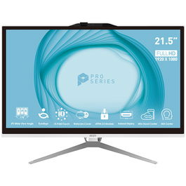 All-In-One PC MSI PRO AP222T 13M, 21.5 inch FHD Touchscreen, Procesor Intel® Core™ i3-13100 3.4GHz Raptor Lake, 8GB RAM, 256GB SSD, UHD 730, Camera Web, no OS