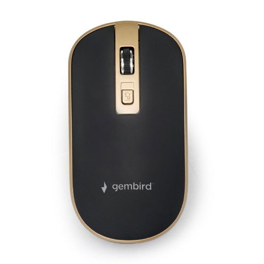 Mouse Gembird MUSW-4B-06-BG Wireless Black