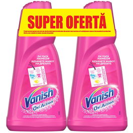 Pachet solutie pentru indepartarea petelor Vanish Pink 2x1 l