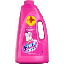 Solutie pentru indepartarea petelor Vanish Pink, 4L