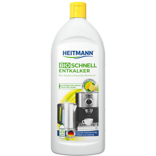 Bio decalcificator cu actiune rapida pentru aparate de uz casnic, Heitmann, 250 ml