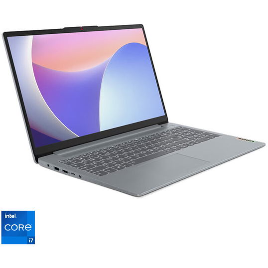 Laptop Lenovo 15.6'' IdeaPad Slim 3 15IRH8, FHD, Procesor Intel® Core™ i7-13620H (24M Cache, up to 4.90 GHz), 16GB LPDDR5, 512GB SSD, Intel UHD, No OS, Arctic Grey