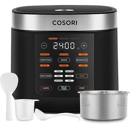 Multicooker COSORI CRCR501KEU, 5l, 1000W, 18 programe, negru-argintiu