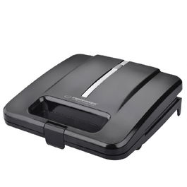 Sandwich-maker EKT010, 1000 W, Picioare anti-alunecare, Negru