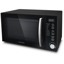 Cuptor cu microunde EKO010, 1200 W, 20 l, 14 programe, Negru