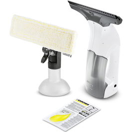 Aspirator de geamuri Karcher WV 1 Plus, 1.633-608.0, 25min, pana la 70 m3, rezervor apa 100 ml, Alb/Negru