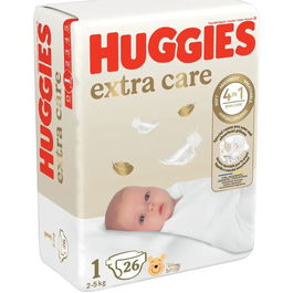 Scutece Huggies Extra Care (nr 1) Convi 26 buc, 2-5 kg