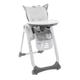 Scaun de masa Chicco Polly 2 Start, 4 roti, foxy, 0 luni+