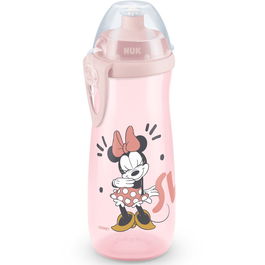Cana NUK Sport Mickey Mouse cu sistem push-pull, 36 luni+, 450 ml, Rosu