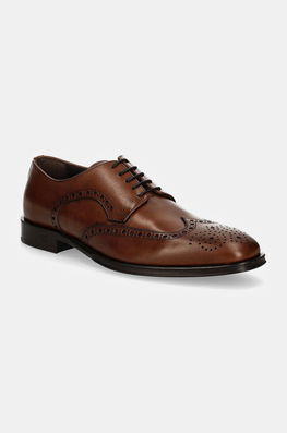 Baldinini Pantofi De Piele Barbati, Culoarea Maro, U5B011P1VITE