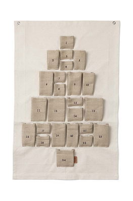 Ferm LIVING Calendar De Advent Pentru Copii Pine Christmas Calendar Bej