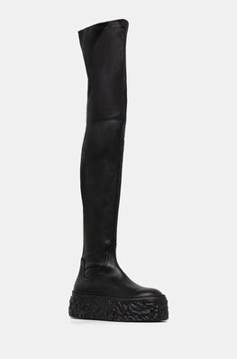 AGL Ghete De Piele Magma Boot Femei, Culoarea Negru, Cu Platforma, D776502PGK06891013