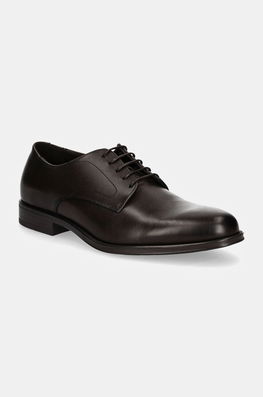 Hackett London Pantofi De Piele DUKE MASTER Barbati, Culoarea Maro, HMS21407