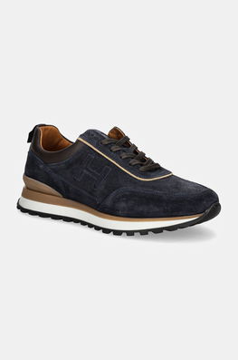 Hackett London Sneakers Din Piele CHAD ACTIVE Culoarea Albastru Marin, HMS21414 Bleumarin
