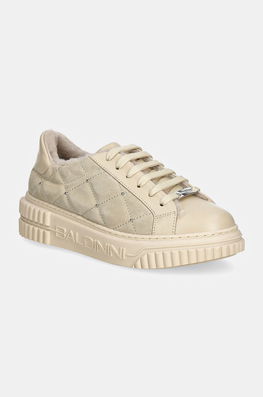 Baldinini Sneakers Din Piele Culoarea Bej, D5B467A1VCRT