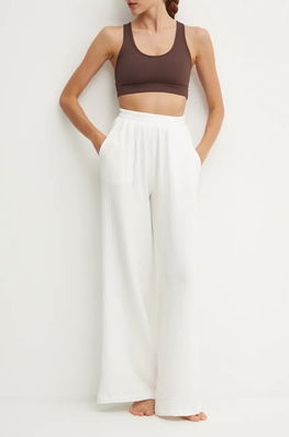 JOYINME Pantaloni Rest 2.0 Femei, Culoarea Alb, Lat, High Waist, Rest 2.0