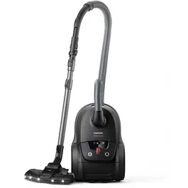 Aspirator cu sac XD8122/10, 4l, 900W, 77dB, Negru
