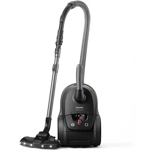 Aspirator cu sac XD8122/10, 4l, 900W, 77dB, Negru