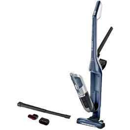 Aspirator cu acumulatori Flexxo Gen2 28Vmax BCH3K2851, Serie 4, multifunctional 2in1, Tehnologia litiu-ion de la Bosch, Filtru lavabil, Perie AllFloor Power cu LED-uri, Royal blue metallic