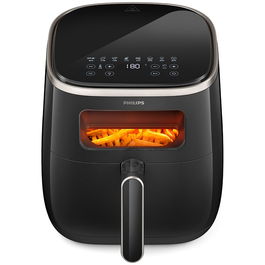 Friteuza cu aer cald Seria 3000 Airfryer XL HD9257/80, 1kg, 5.6l, 1700W, Negru-argintiu