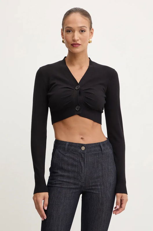 Silvian Heach Pulover HELIMO Femei, Culoarea Negru, Light, GPA24331CD