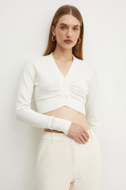 Silvian Heach Pulover HELIMO Femei, Culoarea Bej, Light, GPA24331CD