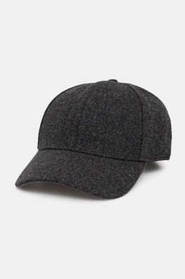 Hackett London șapcă De Lana Culoarea Gri, Neted, HM042593