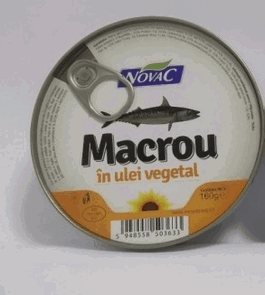 Novac Macrou in ulei 150 Gr., 6 Buc.