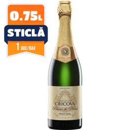 Spumant Cricova Extra Brut Alb Pinot Noir 0.75 L