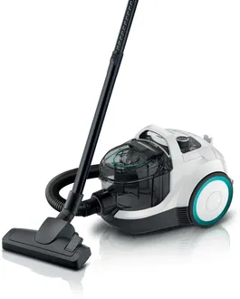 Aspirator fara sac Bosch BGC21HYG1 Seria 4, 550 W, 2 l, ProSilence, ProHygienic, Tehnologie Power AirCycle, Alb