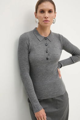 Herskind Pulover De Lana Cadee Femei, Culoarea Gri, Light, 5313825