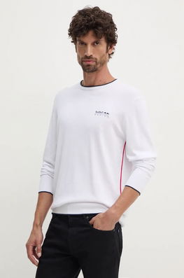 Red Bull Racing X Pepe Jeans Pulover De Bumbac Red Bull Racing X Pepe Jeans Culoarea Alb, Light, RM700007