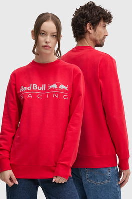 Red Bull Racing X Pepe Jeans Bluza Red Bull Racing X Pepe Jeans Culoarea Rosu, Cu Imprimeu, RU580002