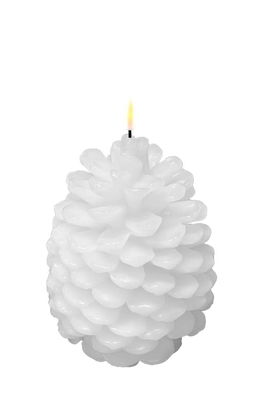 Deluxe Homeart Lumânare Led 14 X 19 Cm Alb