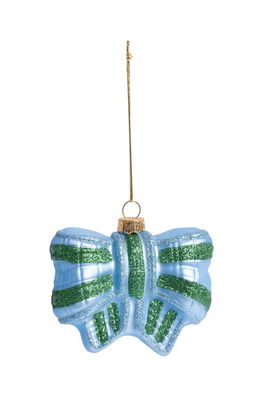 &k Amsterdam Globuri De Pom Ornament Ribbon Blue Multicolor