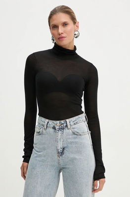 A.L.C. Pulover De Lana Femei, Culoarea Negru, Light, Cu Guler, 7SWTP00617