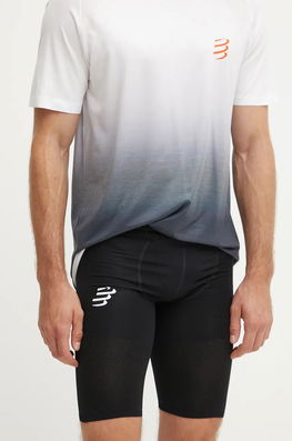 Compressport Pantaloni Scurți De Alergare Run Under Control Culoarea Negru, AM00022B