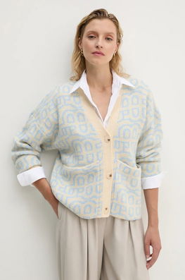 MUNTHE Cardigan Din Amestec De Lana TALHUA Culoarea Bej, 243161824375