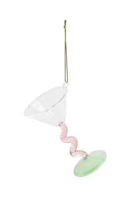 &k Amsterdam Glob De Crăciun Ornament Coupe Curve Multicolor