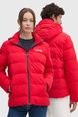 Red Bull Racing X Pepe Jeans Geaca Red Bull Racing X Pepe Jeans Culoarea Rosu, De Iarna, RU400003