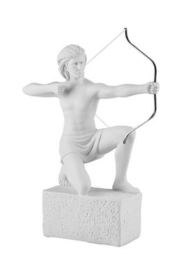 Christel Figurina Decorativa Strzelec Alb