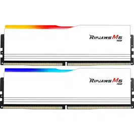 Memorie G.Skill Ripjaws M5 White RGB 32GB DDR5 6000MHz CL36 Dual Channel Kit