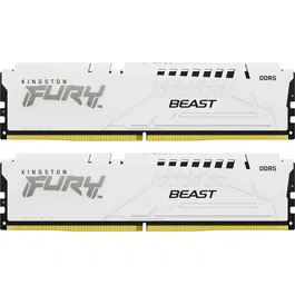Memorie Kingston FURY Beast White 64GB DDR5 6000MHz CL30 Dual Channel Kit