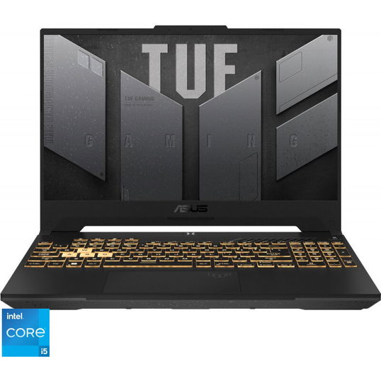 Laptop ASUS Gaming 15.6'' TUF F15 FX507ZC4, FHD 144Hz, Procesor Intel® Core™ i5-12500H (18M Cache, up to 4.50 GHz), 16GB DDR4, 1TB SSD, GeForce RTX 3050 4GB, No OS, Mecha Gray
