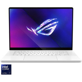 Laptop Gaming ASUS ROG Zephyrus G16 GU605MV cu procesor Intel® Core™ Ultra 7 155H pana la 4.8 GHz, 16, 2.5K, IPS, 240Hz, 16GB LPDDR5X, 1TB SSD, NVIDIA® GeForce RTX™ 4060 8GB GDDR6, Windows 11 Pro, Platinum White