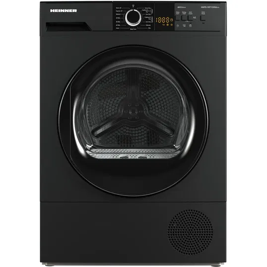 Uscator de rufe Heinner HHPD-V8T1CHSA++, Pompa de caldura, 8 kg, Clasa A++, Display Led, Functie Anti-sifonare, Gri