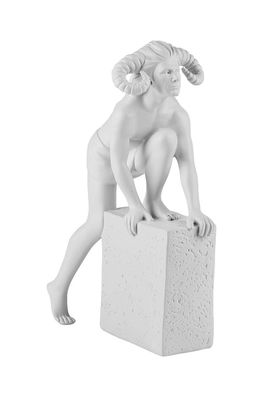 Christel Figurina Decorativa Baran Alb