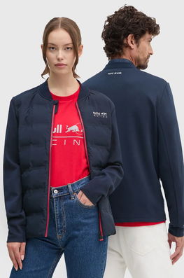 Red Bull Racing X Pepe Jeans Bluza Red Bull Racing X Pepe Jeans Culoarea Albastru Marin, Cu Imprimeu, RU490001 Bleumarin