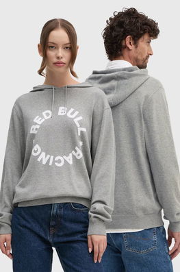 Red Bull Racing X Pepe Jeans Pulover De Bumbac Red Bull Racing X Pepe Jeans Culoarea Gri, Light, RU700001
